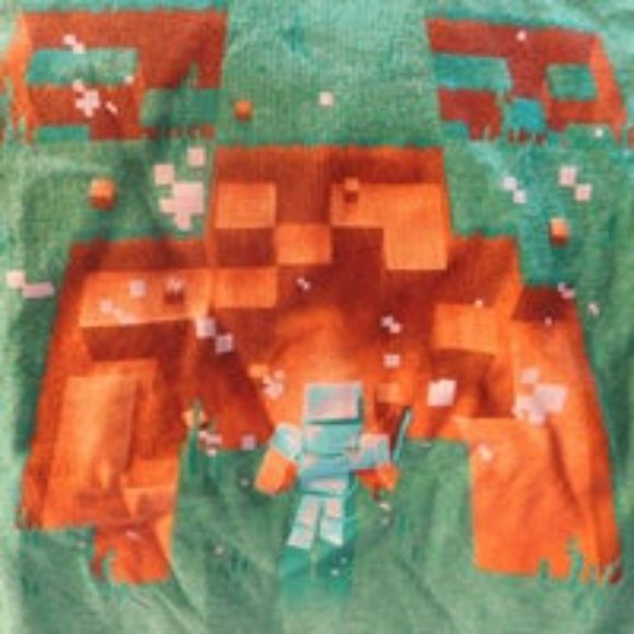 Minecraft Mojang Green T-Shirt Size Small NEW - Picture 2 of 5